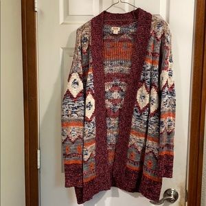 Tribal print Cardigan
